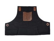 KRC Leather Wax Canvas Apron Raven Black (AP-19A)