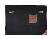 KRC Leather Wax Canvas Apron Raven Black (AP-19A)