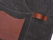 KRC Leather Wax Canvas Apron Forest Green (AP-19H)