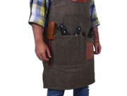KRC Leather Wax Canvas Apron Forest Green (AP-19H)