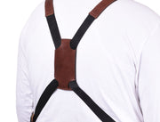 Pedro Leather Wax Canvas Apron Olive Green (AP-30A)