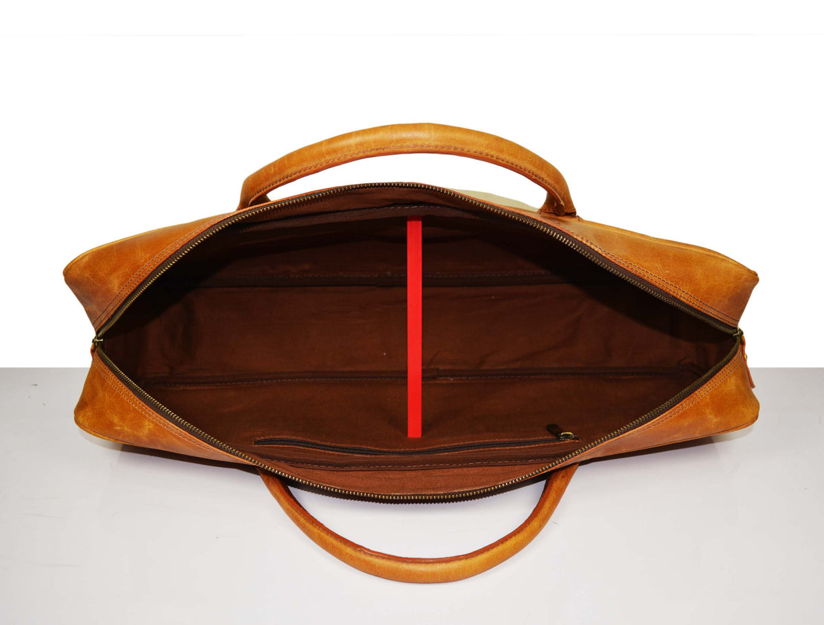 Jerez Leather Chef Knife Bag Ochre Brown (KR-06)