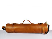 KRC Leather Chef Knife Roll Chestnut 10 Slot (KR-12)