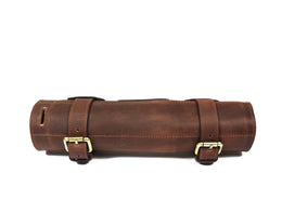 KRC Leather Chef Knife Roll Walnut 7 Slot (KR-20)