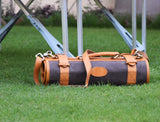 Valencia Leather Canvas Chef Knife Roll 8 Slot (KR-29)