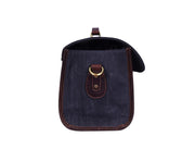 KRC Leather Canvas Chef Knife Roll + Leather Bag Combo 11 Slot (KR-40)