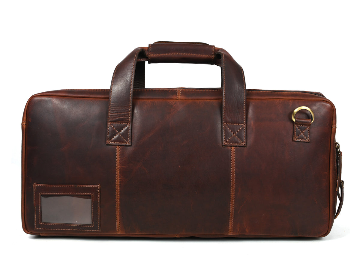 Salerno Leather Chef Knife Case Walnut (KR-61)