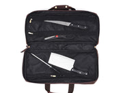 Salerno Leather Chef Knife Case Walnut (KR-61)