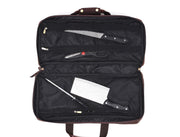 Salerno Leather Chef Knife Case Walnut (KR-61)