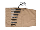 Chef's Twill Knife Roll Ivory 7 Slot (KR-70A)