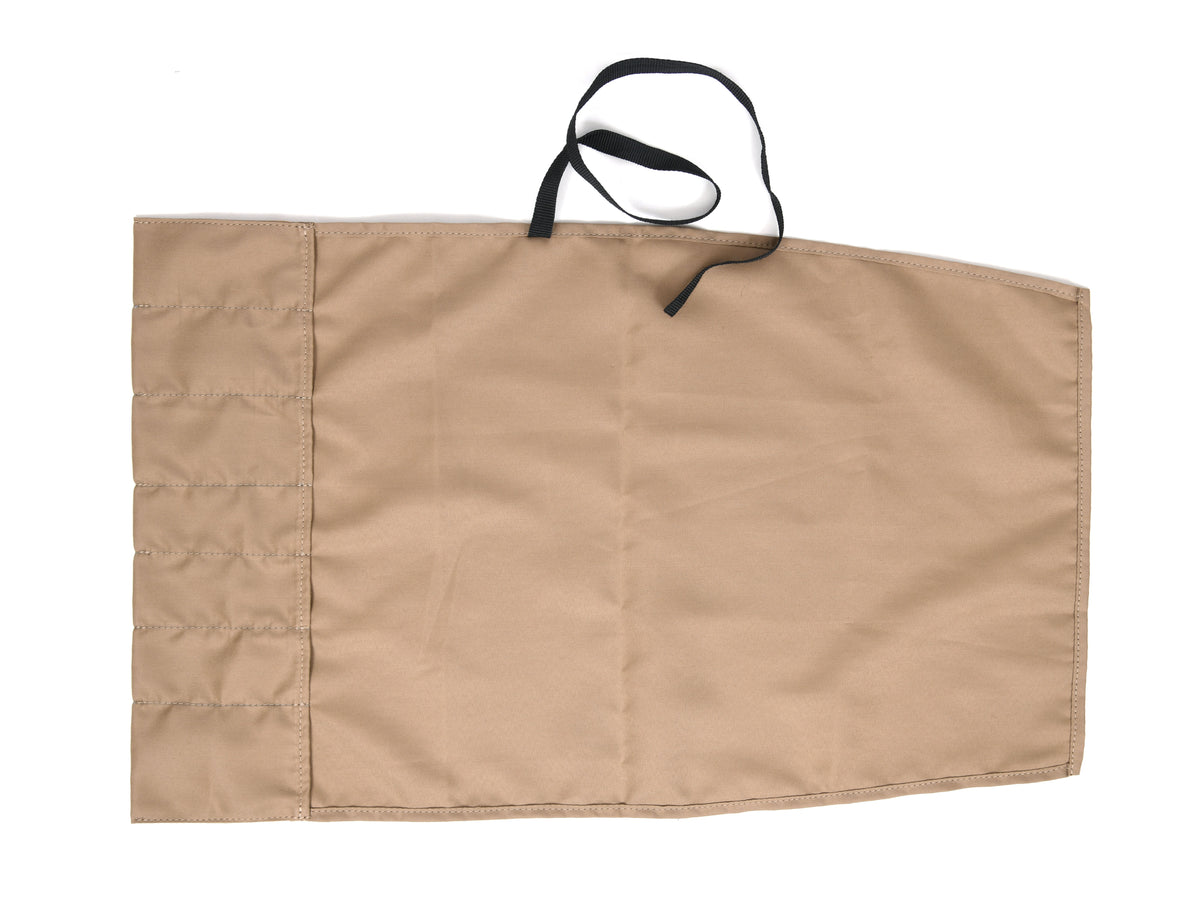 Chef's Twill Knife Roll Ivory 7 Slot (KR-70A)