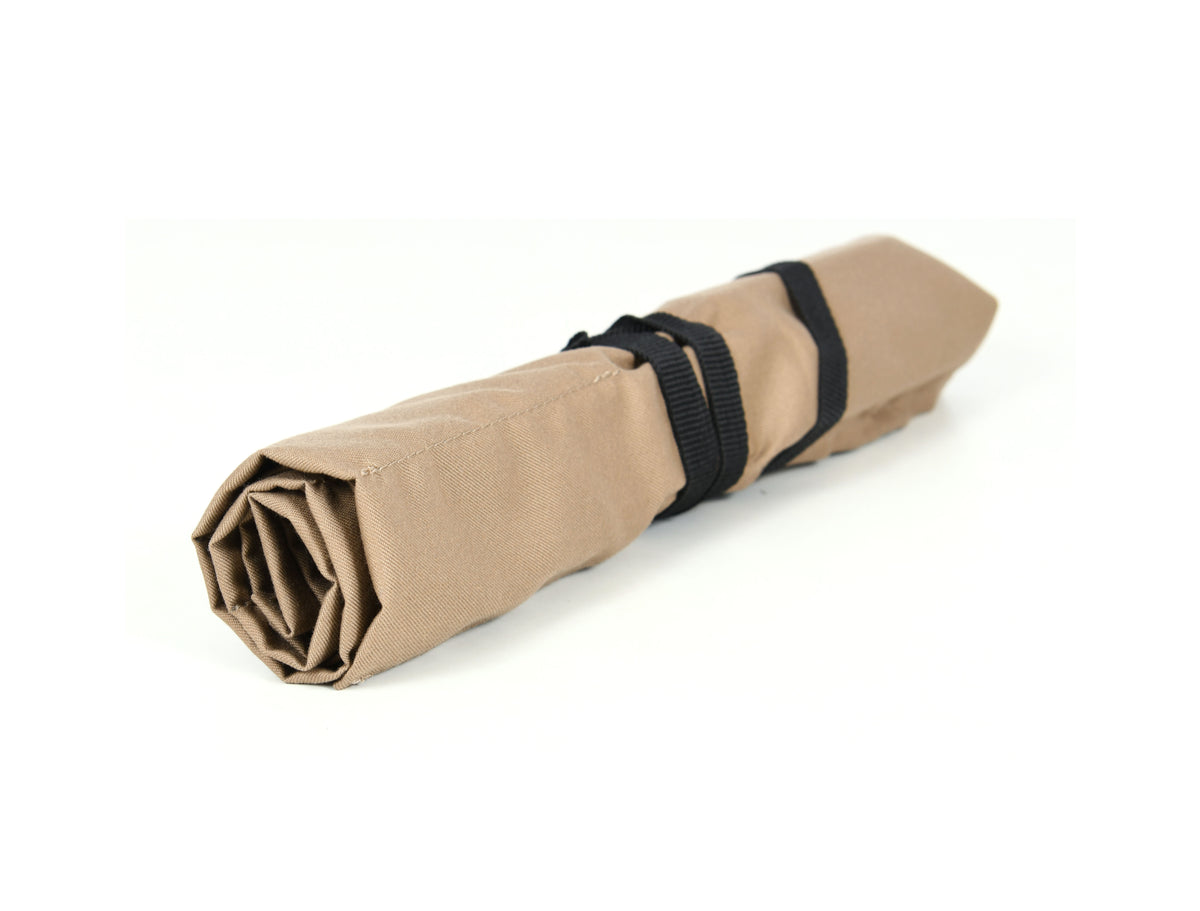 Chef's Twill Knife Roll Ivory 7 Slot (KR-70A)